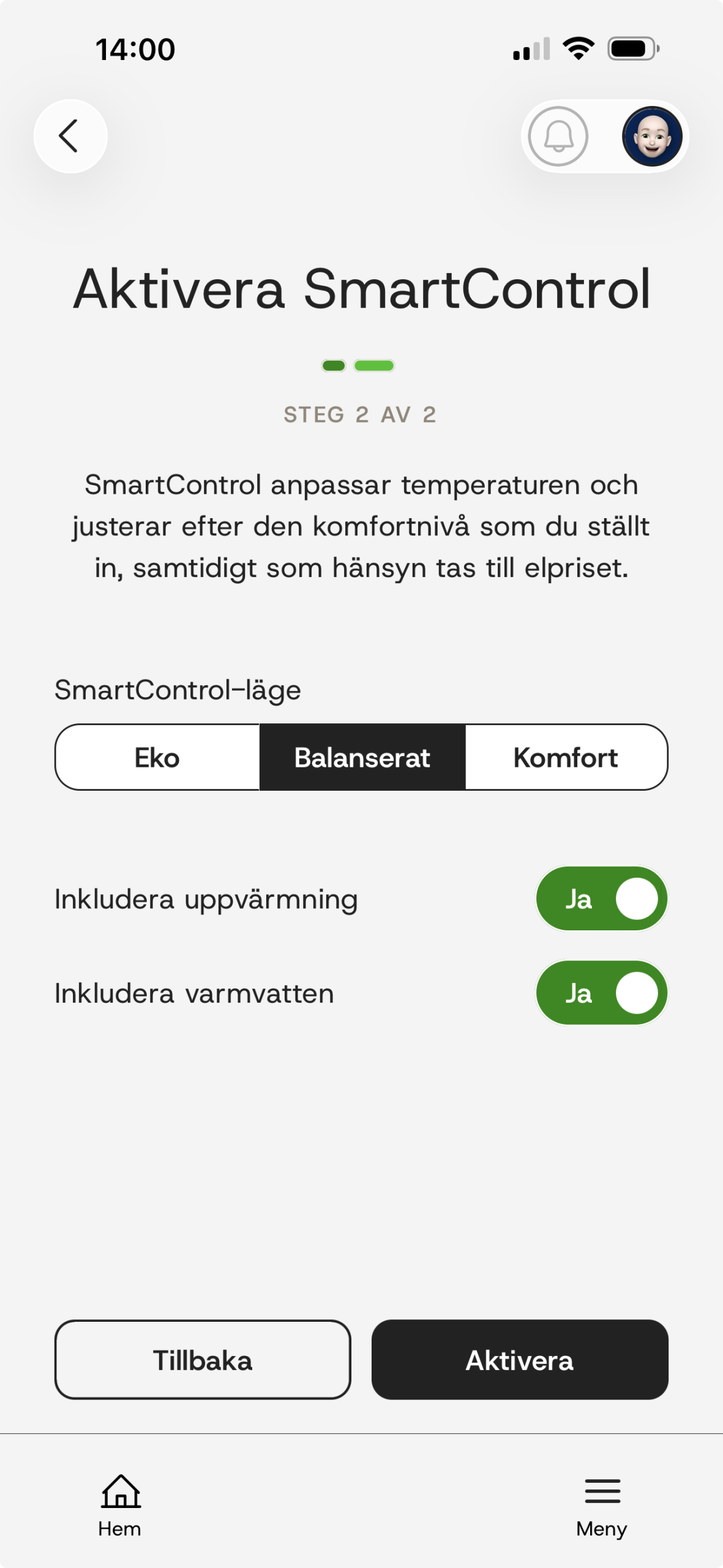 Qvantum App – SmartControl